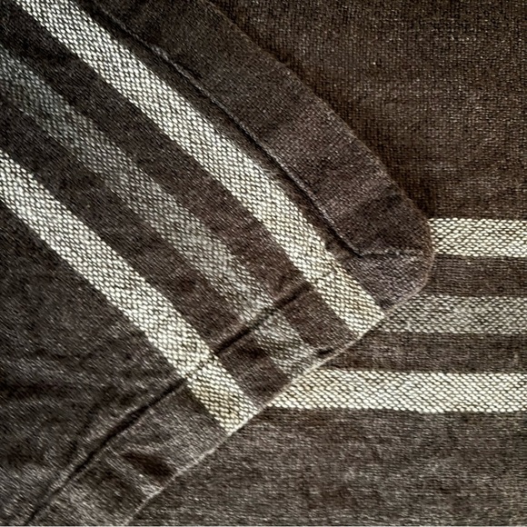 Smith & Hawken Organic Linen Table Runner Rustic Neutral French Country - Picture 3 of 5